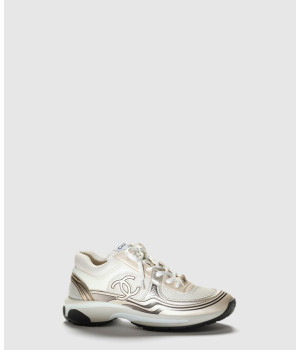 샤넬 패브릭 라미네이티드 스니커즈 G45077