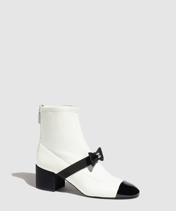 샤넬 보우 앵클 부츠 G40099