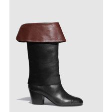 샤넬 CC 로고 투톤 하이 부츠 G36719