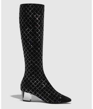 샤넬 스트라스 앵클부츠 G34452