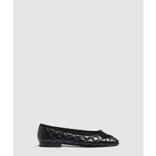 샤넬 발레리나 플랫 슈즈 퀄팅 빈티지 카프스킨 G26250