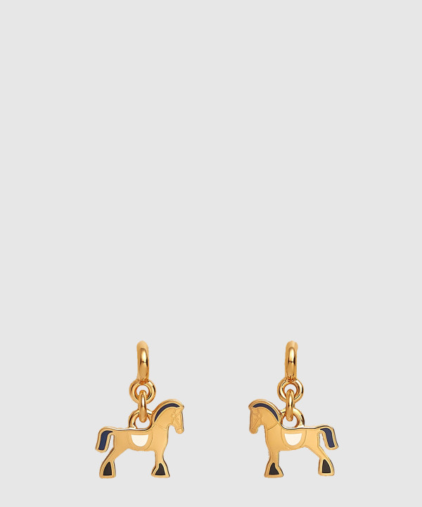 18K 하이엔드 미러급 에르메스 Cheval 이어링