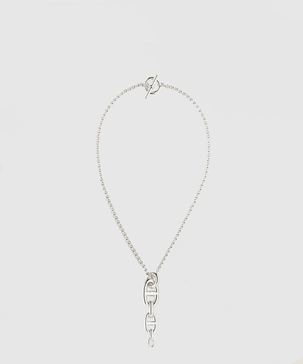 18K 하이엔드 미러급 에르메스 샹달(Chaine d'Ancre) 펜던트 네크리스