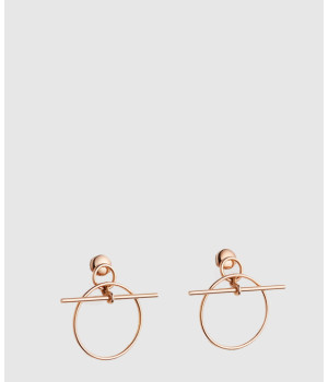 18K 하이엔드 미러급 에르메스 루프 이어링