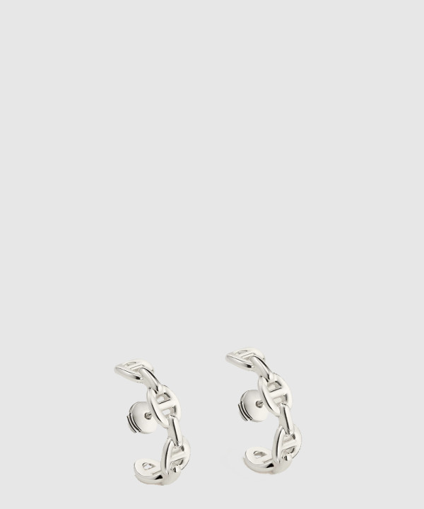 18K 하이엔드 미러급 에르메스 샹달 엔체이니(Chaîne d'Ancre Enchaînée) 이어링