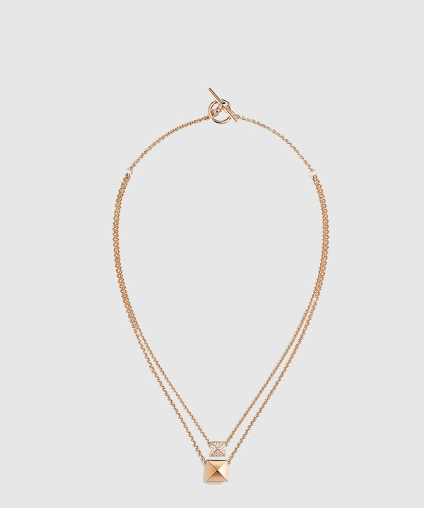 18K 하이엔드 미러급 에르메스 클루 드 H (Clou d'H) 펜던트