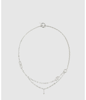 18K 하이엔드 미러급 에르메스 셰인 당크르 카오스 팬시 네크리스