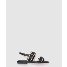 샤넬 진주 새틴 스트랩 샌들 G38423