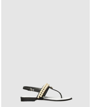 샤넬 CC로고 진주 스트랩 샌들 G39182