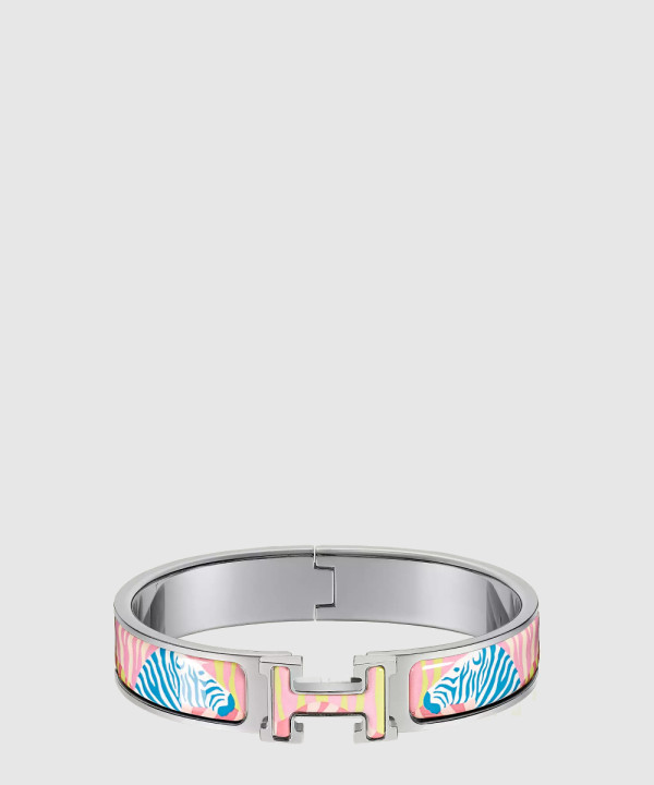 18K 하이엔드 미러급 에르메스 Clic H Zebres de Tanzanie 팔찌