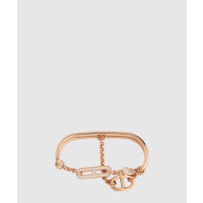 18K 하이엔드 미러급 에르메스 Chaine d'Ancre Chaos 더블 링