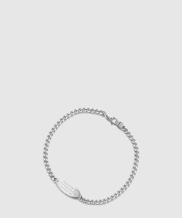 18K 하이엔드 미러급 티파니앤코 리턴 투 티파니 컬렉션 오발 태그 체인 팔찌