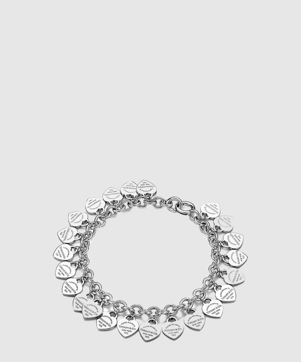 18K 하이엔드 미러급 티파니앤코 리턴 투 티파니 멀티 하트 태그 브레이슬릿