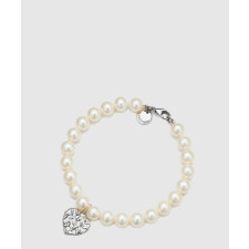 18K 하이엔드 미러급 티파니앤코 팔로마 피카소 올리브 리프 펄 하트 브레이슬릿