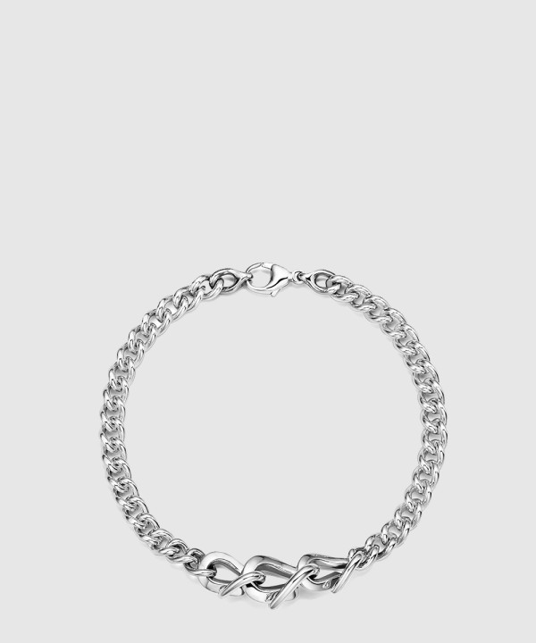 18K 하이엔드 미러급 티파니앤코 포지 미디엄 링크 브레이슬릿