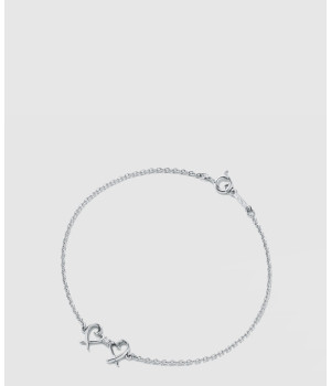 18K 하이엔드 미러급 티파니앤코 팔로마 피카소 더블 러빙 하트 브레이슬릿