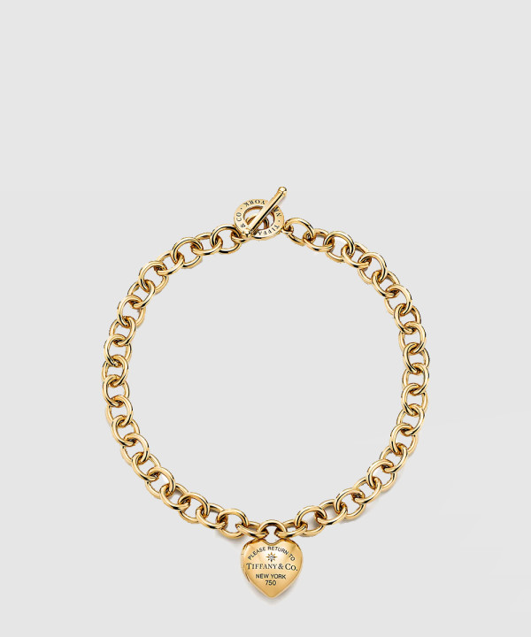 18K 하이엔드 미러급 티파니앤코 리턴 투 티파니™ 풀 하트 토글 목걸이