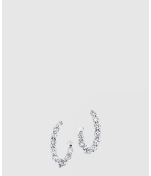 18K 하이엔드 미러급 티파니앤코 인사이드 아웃 후프 이어링