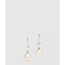 18K 하이엔드 미러급 티파니앤코 팔로마 피카소 올리브 리프 펄 드롭 귀걸이