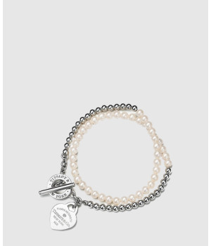 18K 하이엔드 미러급 티파니앤코 리턴 투 티파니 랩 비드 브레이슬릿