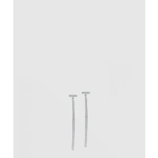 18K 하이엔드 미러급 티파니앤코 T 다이아몬드 바 이어링