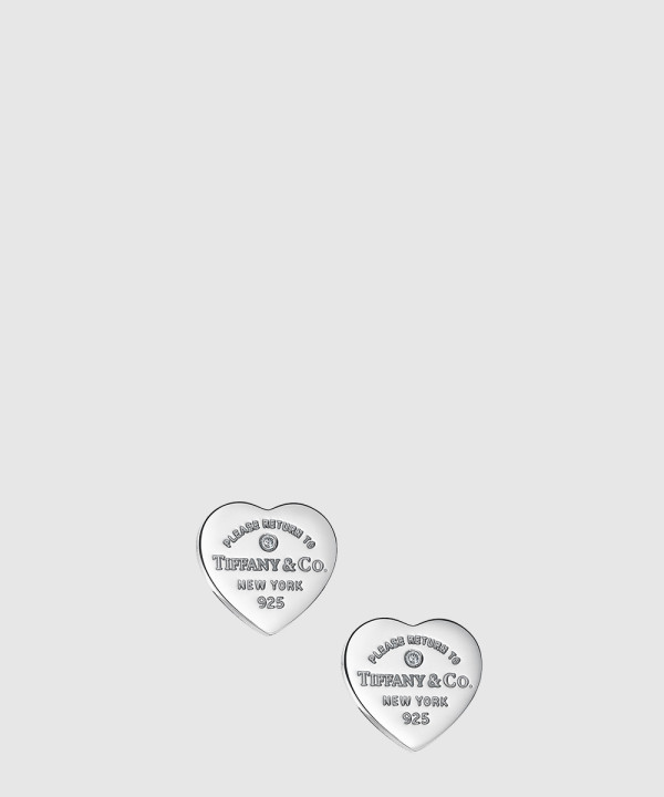 18K 하이엔드 미러급 티파니앤코 리턴 투 티파니™ 하트 태그 스터드 이어링