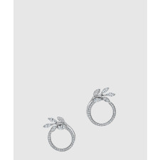 18K 하이엔드 미러급 티파니앤코 빅토리아 바인 서클 귀걸이