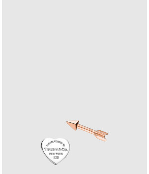 18K 하이엔드 미러급 티파니앤코 리턴 투 티파니 러브스트럭 하트 태그 앤 애로우 이어링