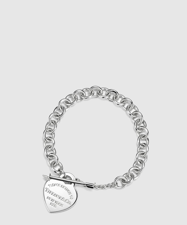 18K 하이엔드 미러급 티파니앤코 리턴 투 티파니 러브스트럭 하트 태그 브레이슬릿