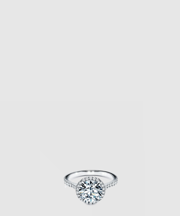 18K 하이엔드 미러급 티파니앤코 솔리스트 라운드 브릴리언트 웨딩 링