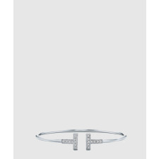 18K 하이엔드 미러급 티파니앤코 T 와이어 다이아몬드 브레이슬릿