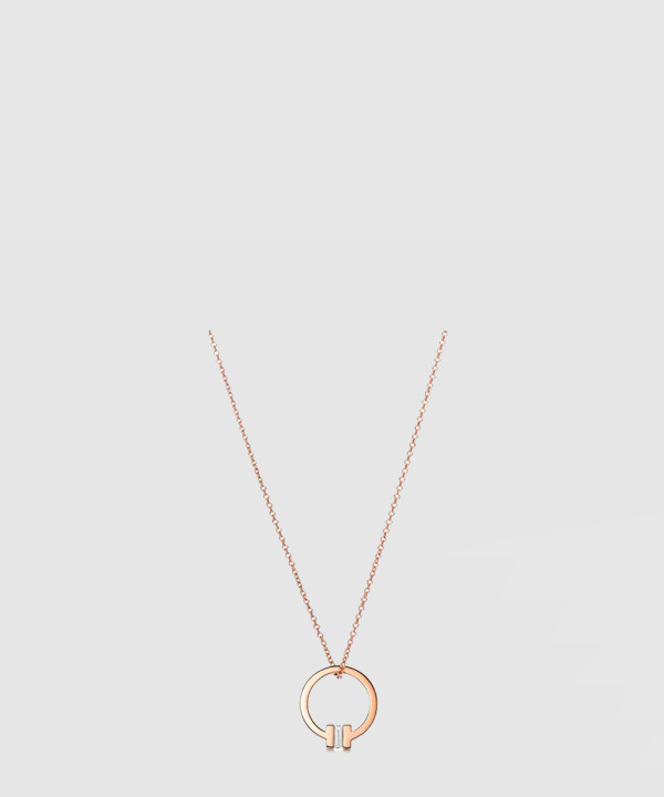 18K 하이엔드 미러급 티파니앤코 T1 서클 펜던트