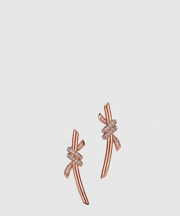 18K 하이엔드 미러급 티파니앤코 노트 이어링