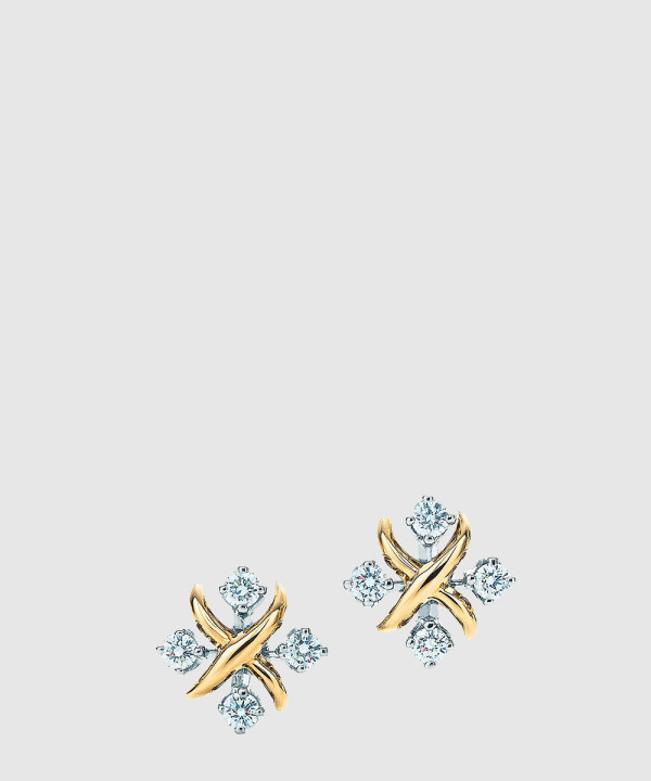 18K 하이엔드 미러급 티파니앤코 식스틴 스톤 이어링