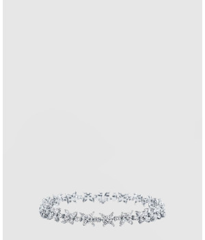 18K 하이엔드 미러급 티파니앤코 빅토리아 클러스터 테니스 브레이슬릿