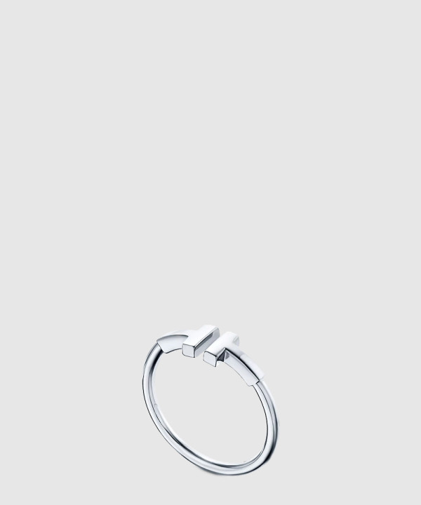 18K 하이엔드 미러급 티파니앤코 T 와이어 링