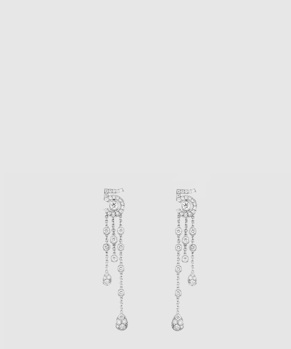 18K 하이엔드 미러급 샤넬 Eternal N°5 변형 가능한 이어링