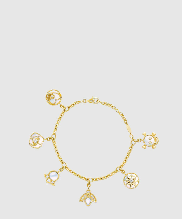 18K 하이엔드 미러급 디올 로즈 드 방(Rose des Vents) 브레이슬릿