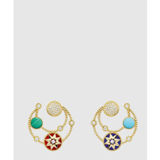 18K 하이엔드 미러급 디올 로즈 드 방(Rose des Vents) 귀걸이 JRDV9