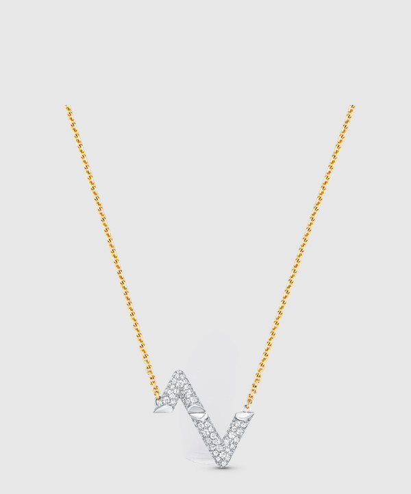 18K 하이엔드 미러급 루이비통 LV 볼트 펜던트 목걸이 Q93810