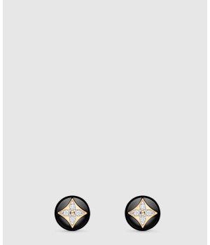 18K 하이엔드 미러급 루이비통 컬러 블라썸 BB 스타 이어 스터드 Q96990