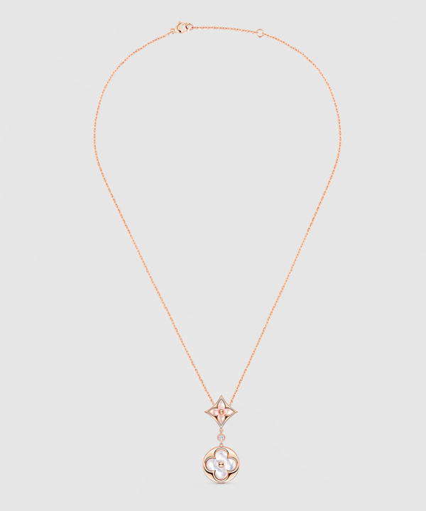 18K 하이엔드 미러급 루이비통 컬러 블라썸 목걸이 Q94355