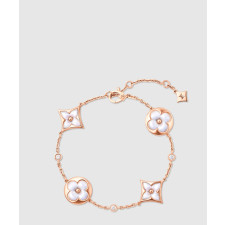 18K 하이엔드 미러급 루이비통 컬러 블라썸 BB 멀티 모티프 팔찌 Q95596