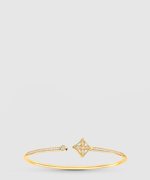 18K 하이엔드 미러급 루이비통 이딜 블라썸 트위스트 팔찌 Q95712