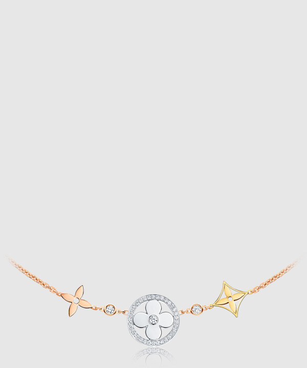 18K 하이엔드 미러급 루이비통 이딜 블라썸 목걸이 Q93541