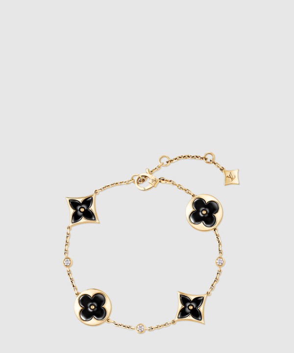 18K 하이엔드 미러급 루이비통 컬러 블라썸 BB 멀티 모티프 팔찌 Q05024