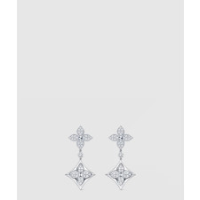 18K 하이엔드 미러급 루이비통 컬러 블라썸 롱 귀걸이 Q96501