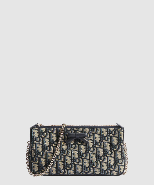 디올 보우 리본 체인 파우치 S2504